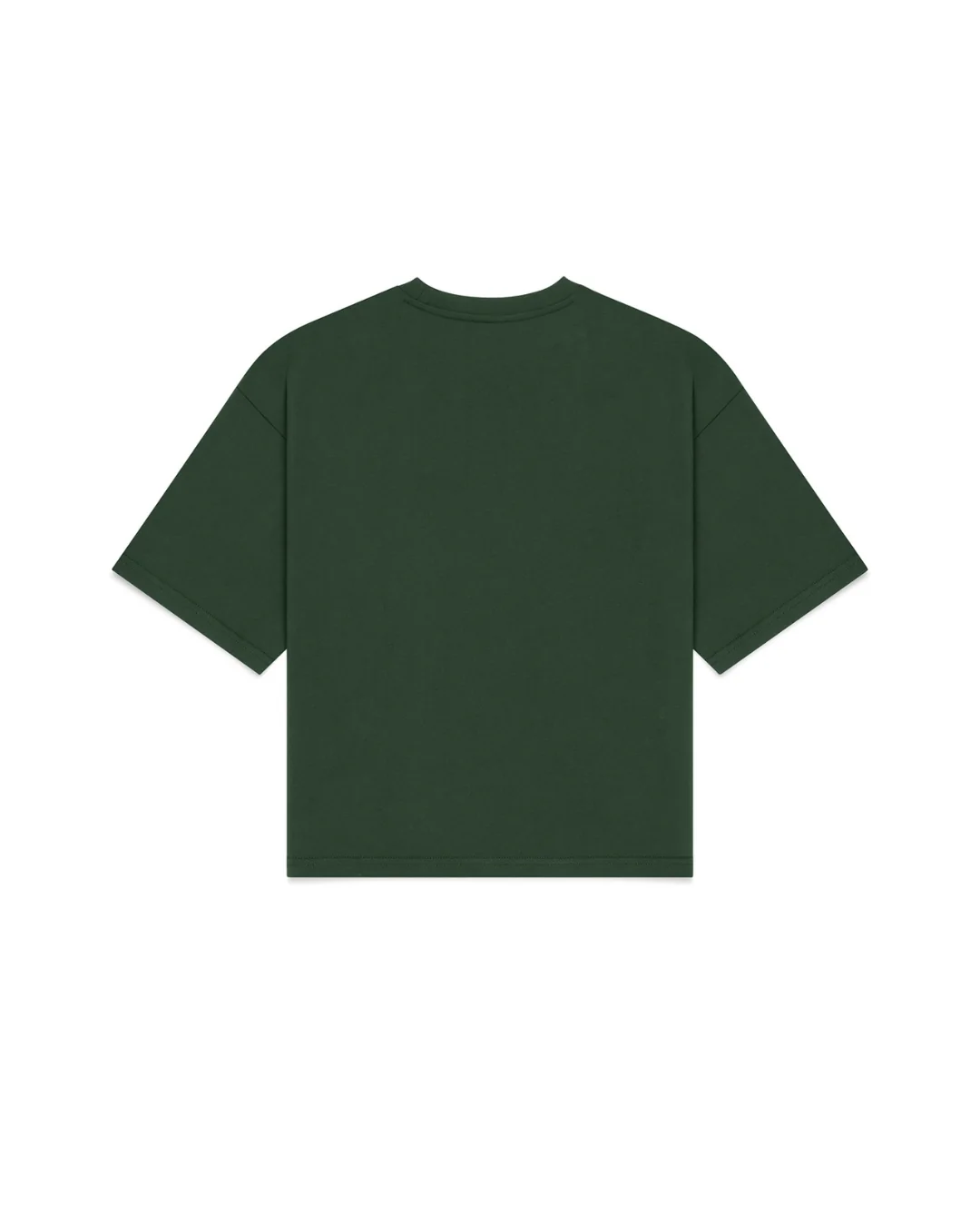 Cropped Basic Tee (Forest Green) - Image 3