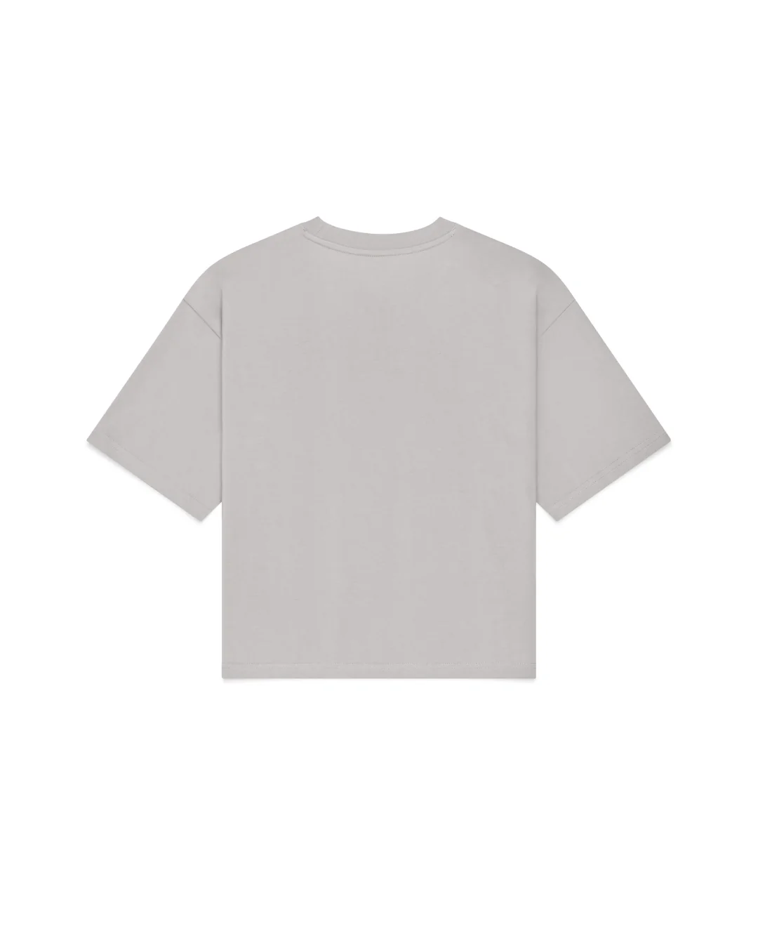 Cropped Basic Tee (Grey) - Image 3