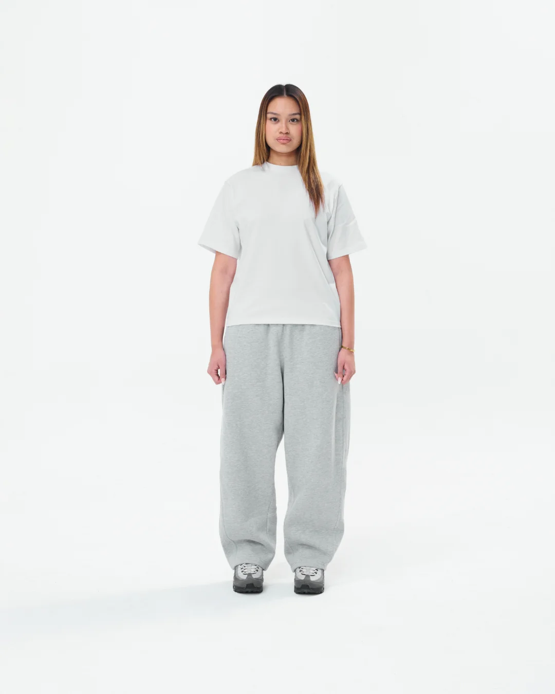Cropped Basic Tee (White) - Image 10