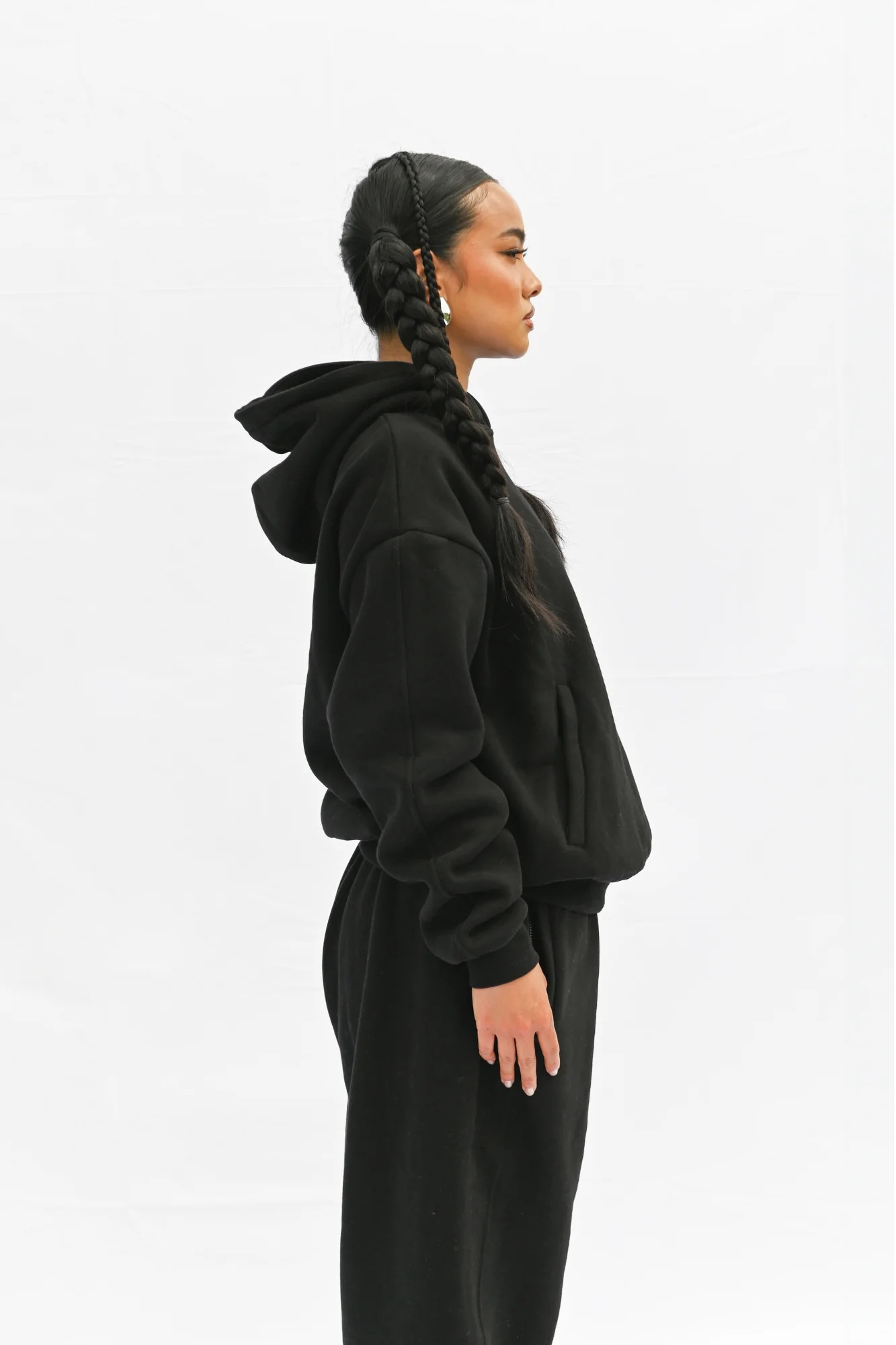 Essentials Hoodie (Black) - Image 6