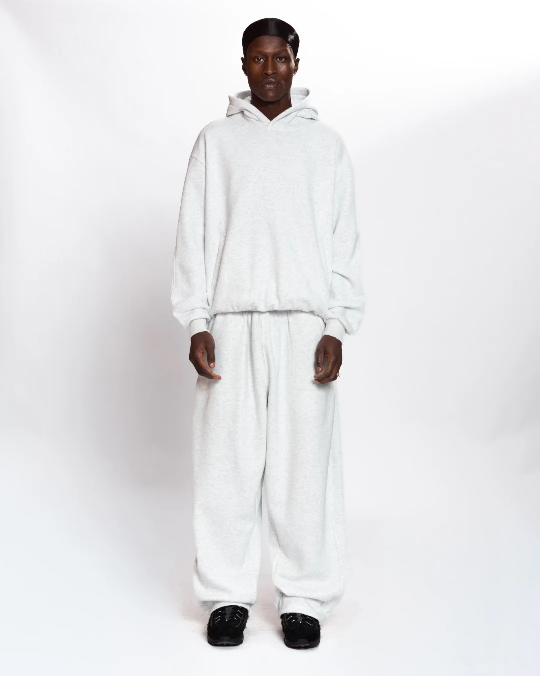 Essentials Hoodie (Marle White) - Image 11