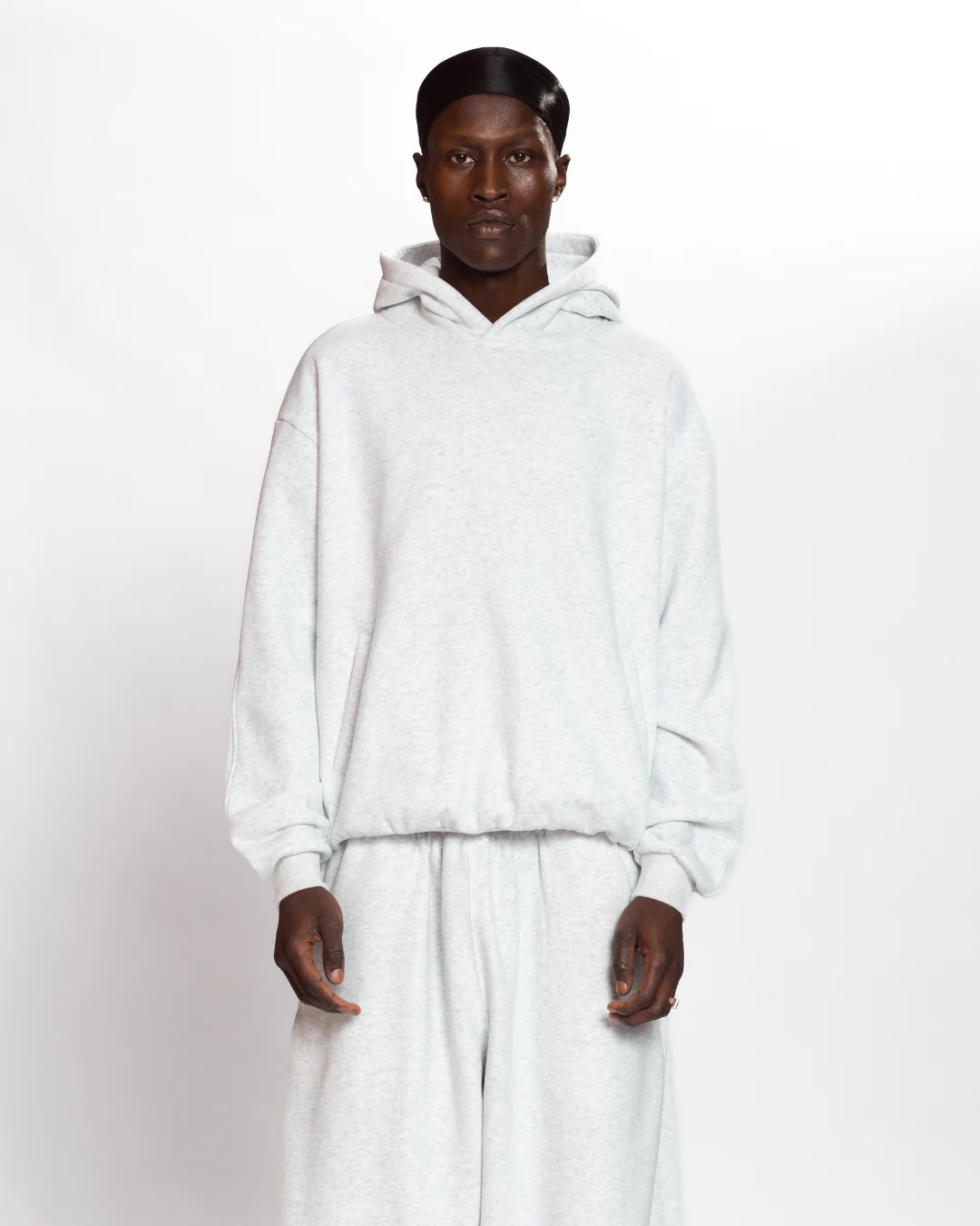 Essentials Hoodie (Marle White) - Image 5