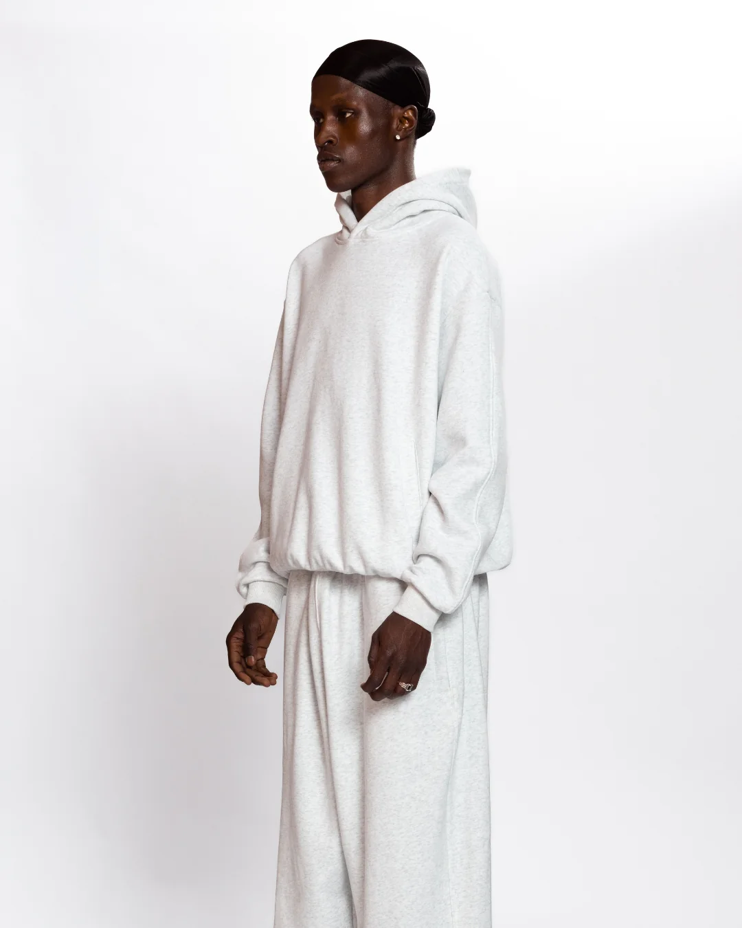 Essentials Hoodie (Marle White) - Image 7