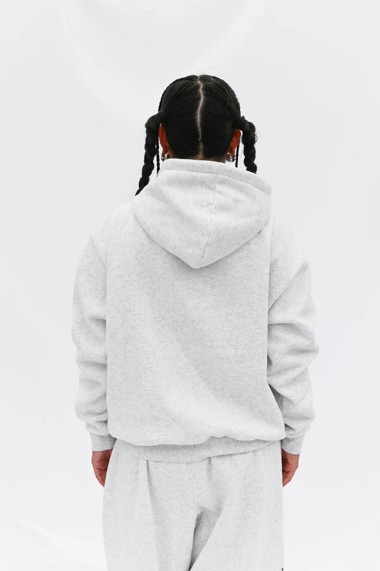 Essentials Hoodie (Marle White) - Image 8