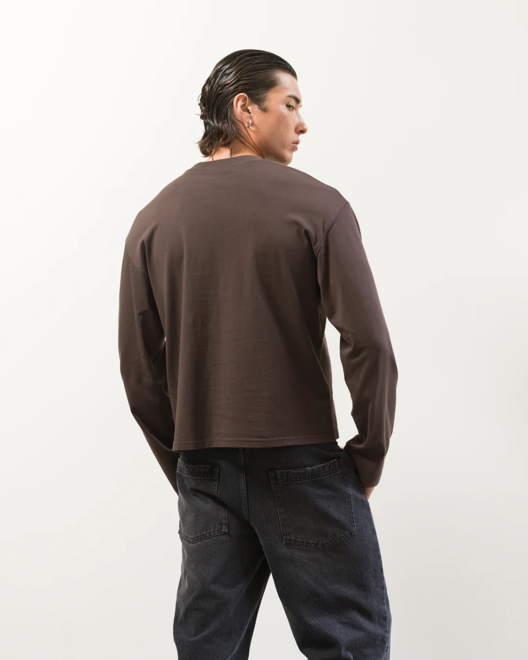 Long Sleeve Tee (Brown) - Image 5