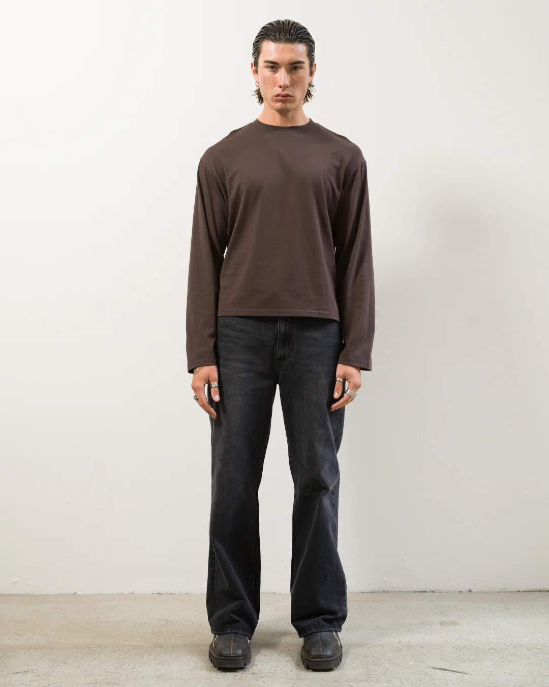 Long Sleeve Tee (Brown) - Image 6