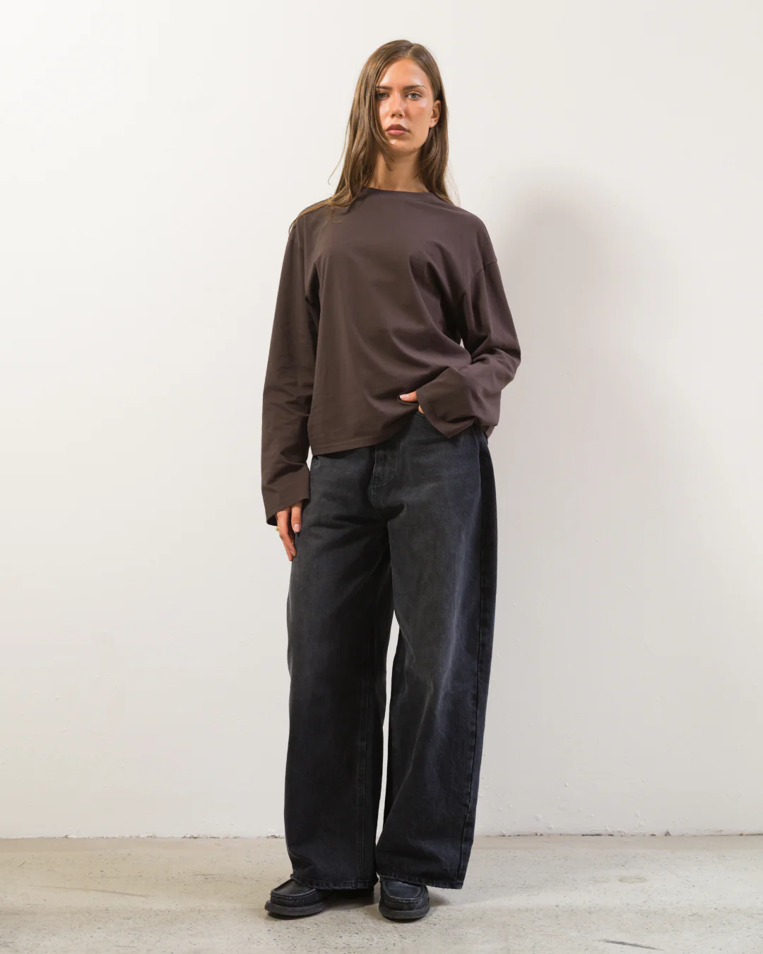 Long Sleeve Tee (Brown) - Image 7