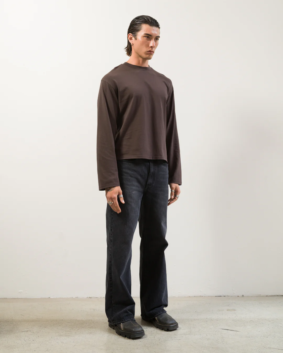 Long Sleeve Tee (Brown) - Image 8