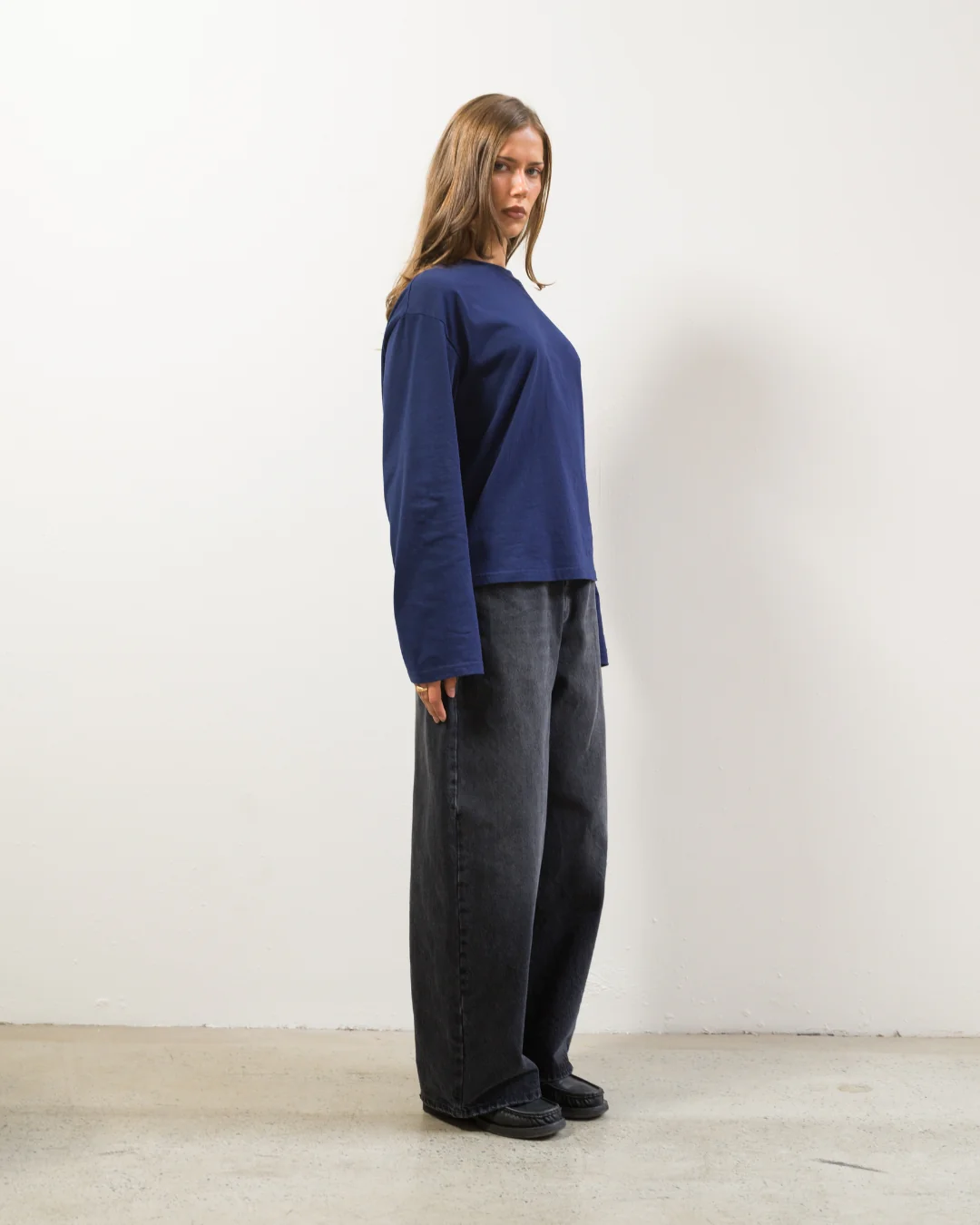 Long Sleeve Tee (Navy) - Image 6