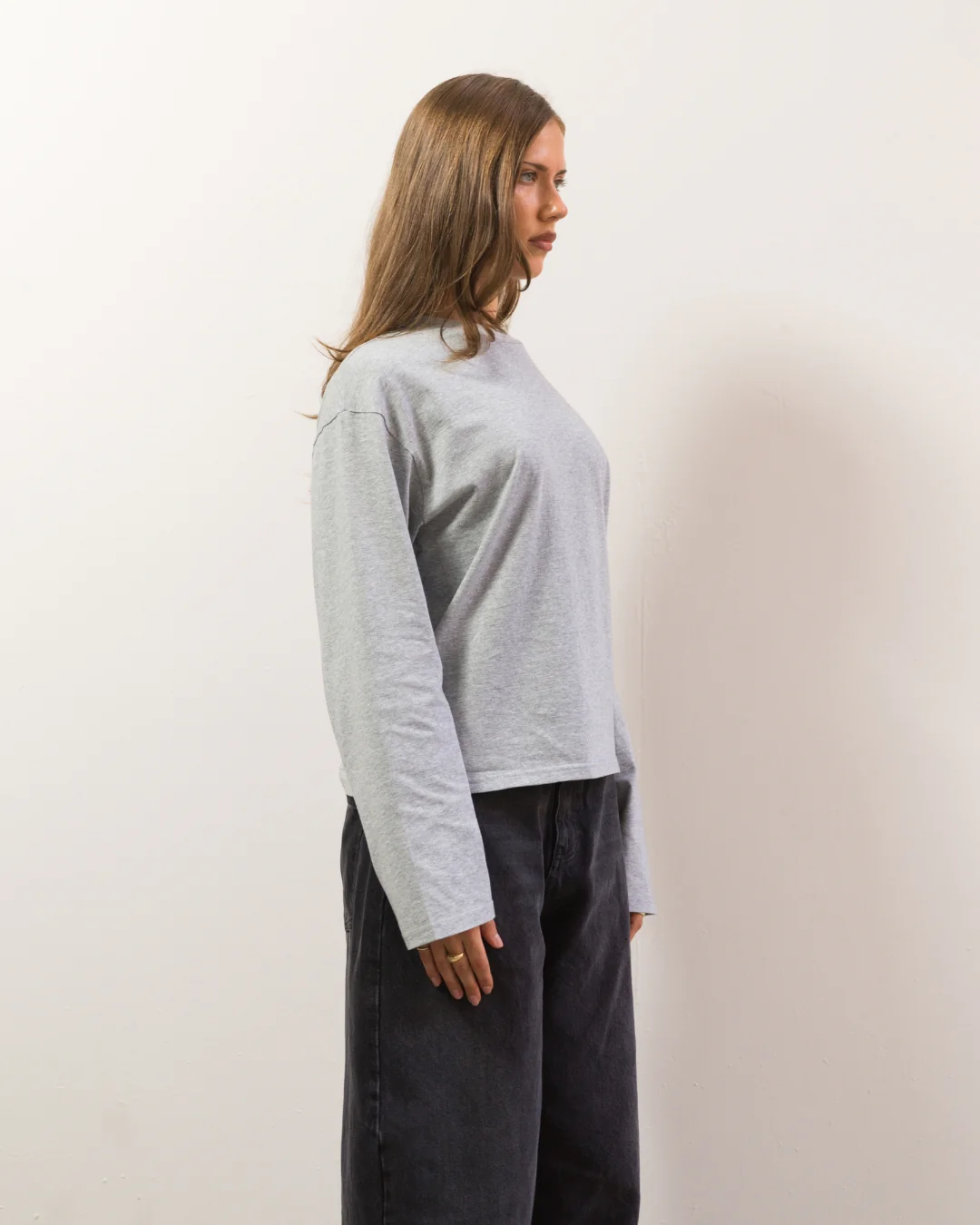 Long Sleeve Tee (Marle Grey) - Image 7