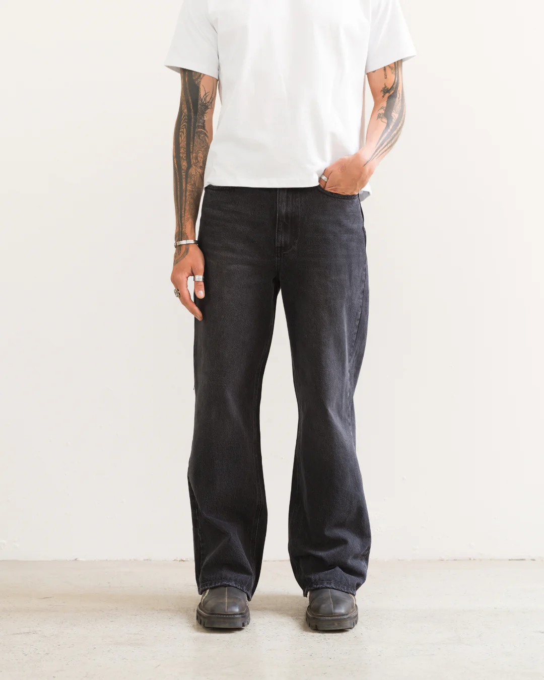 Regular Fit Jeans (Vintage Black) - Image 5