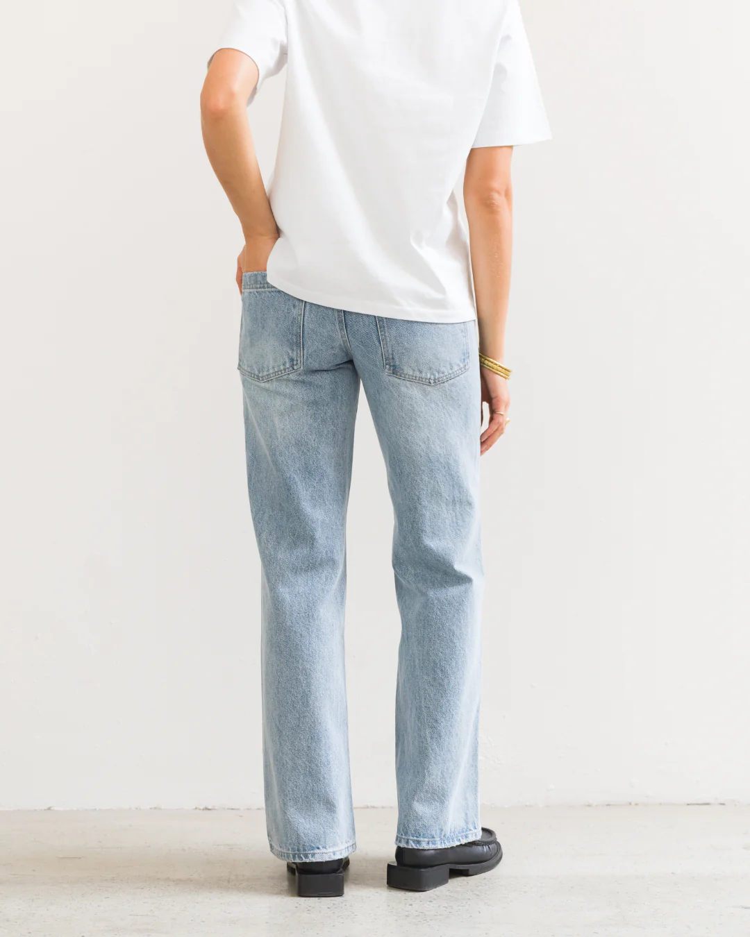 Regular Fit Jeans (Washed Blue) - Image 7