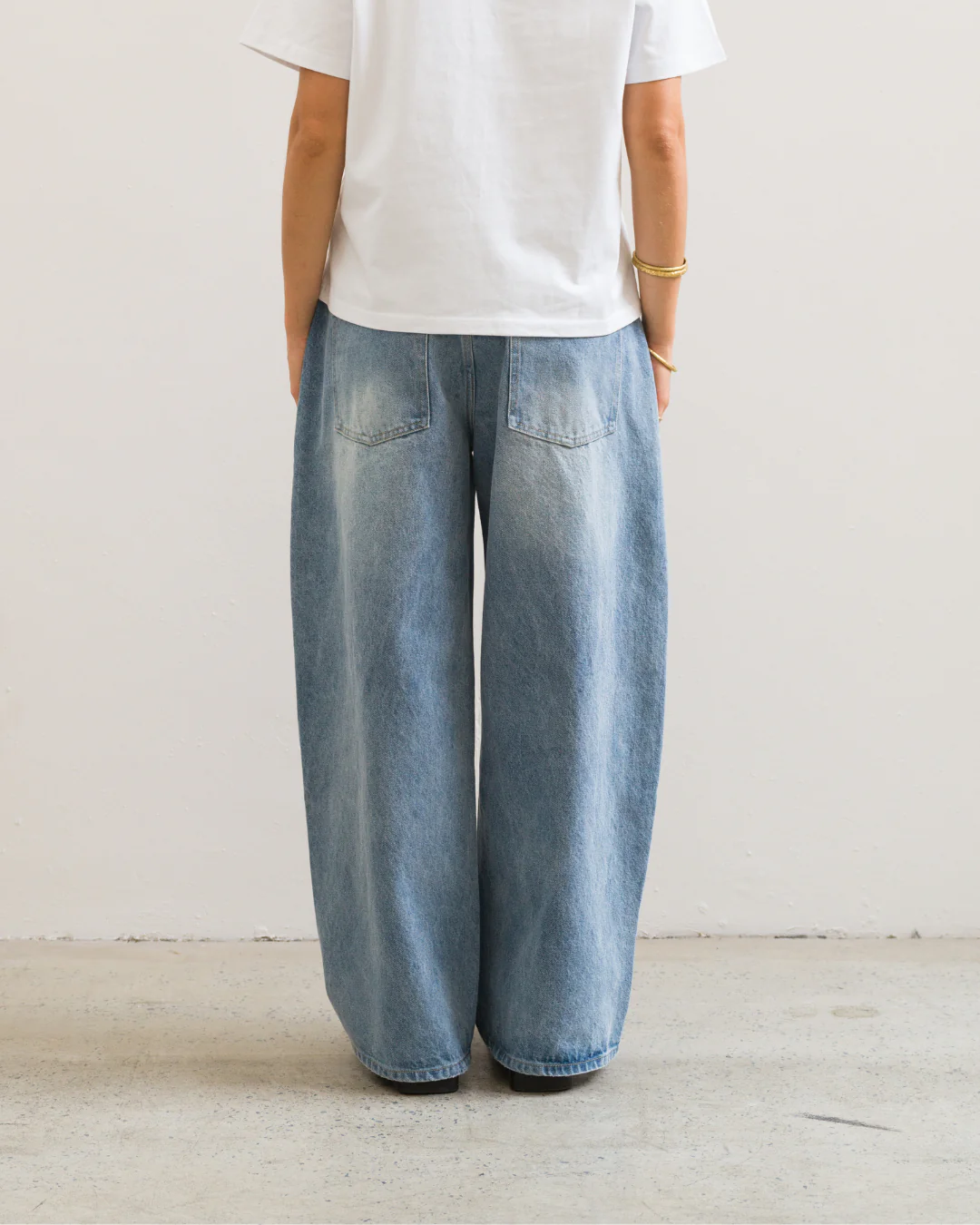 Super Baggy Jeans (Washed Blue) - Image 7