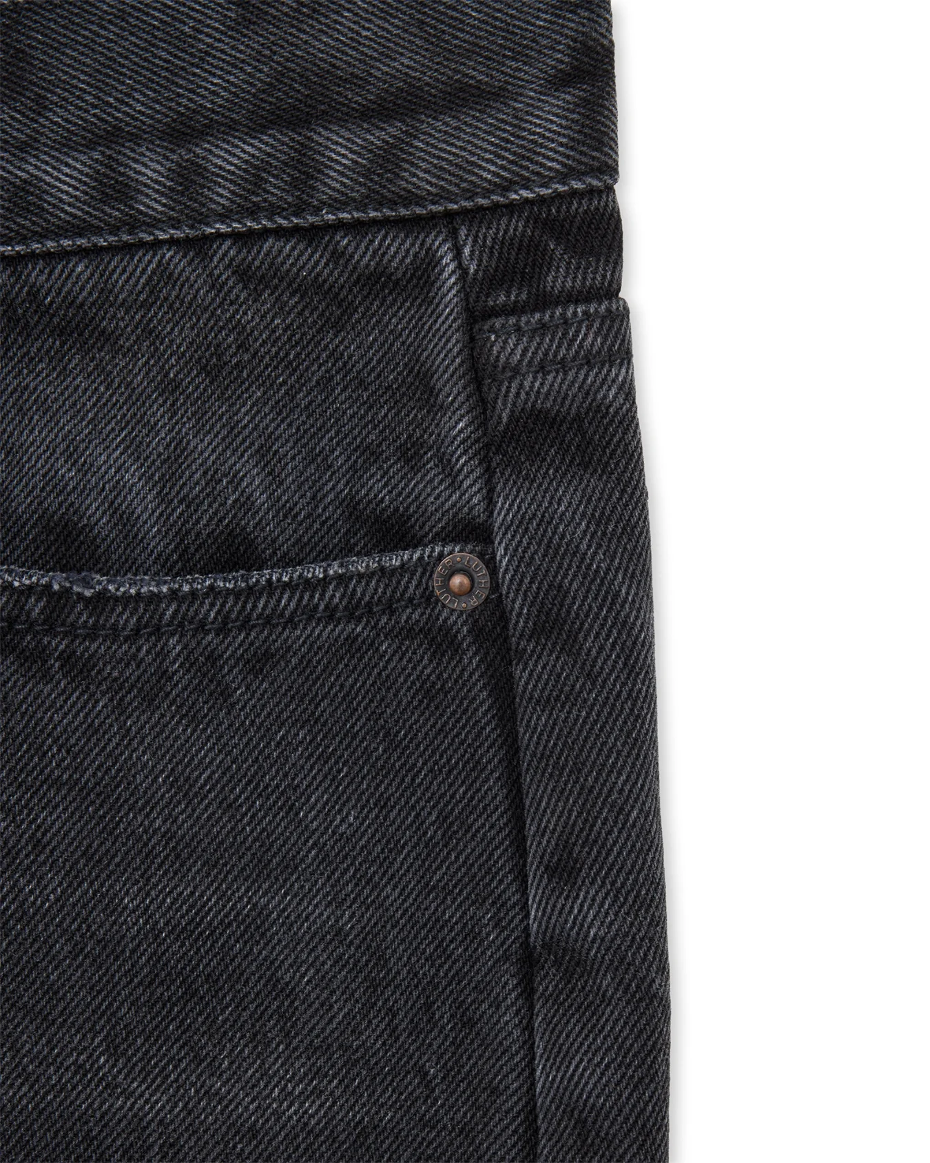 Wide Leg Jeans (Vintage Black) - Image 10