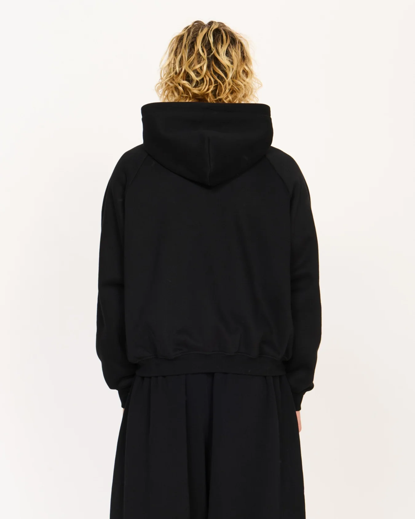 Zip Up Hoodie (Black) - Image 10