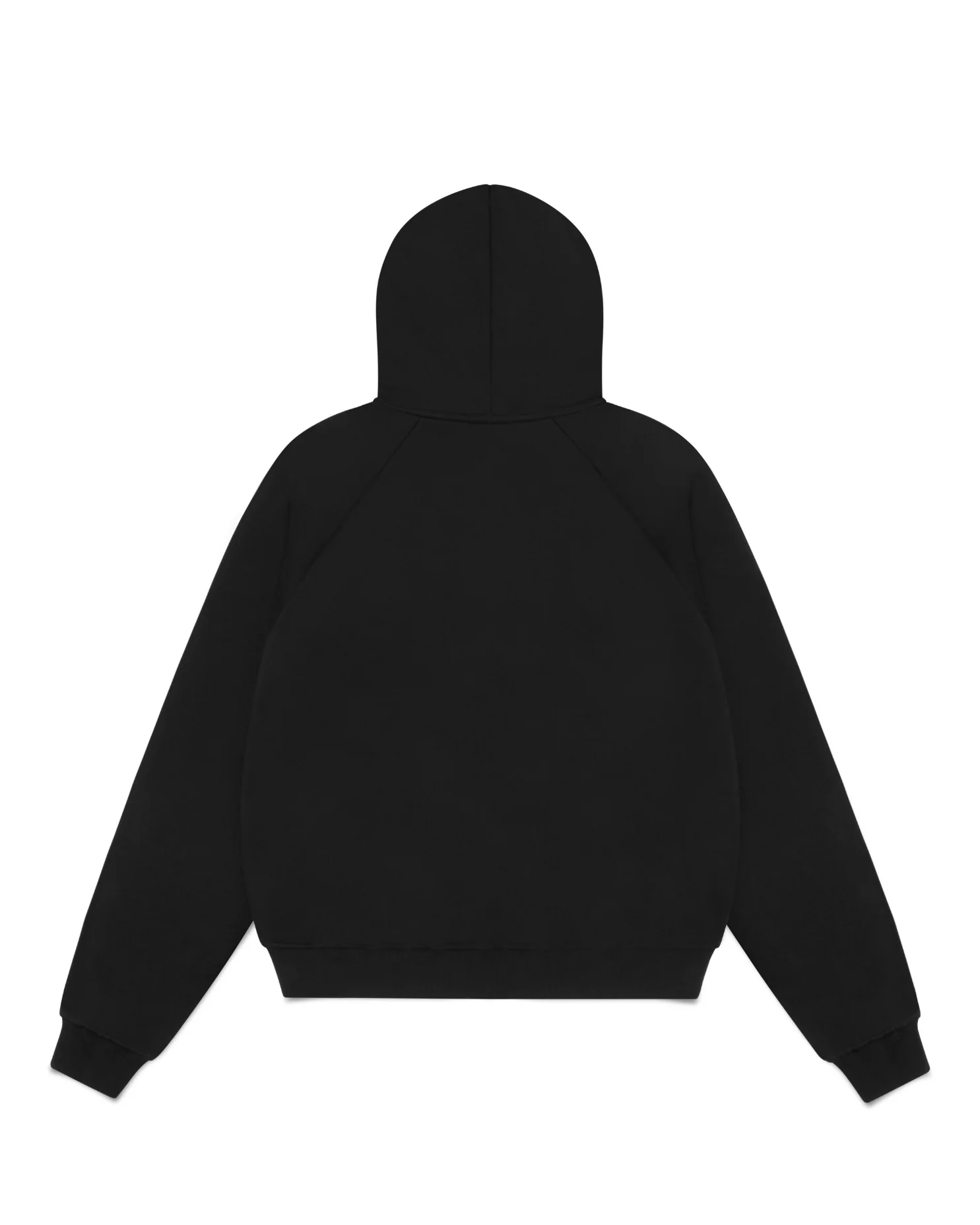 Zip Up Hoodie (Black) - Image 3