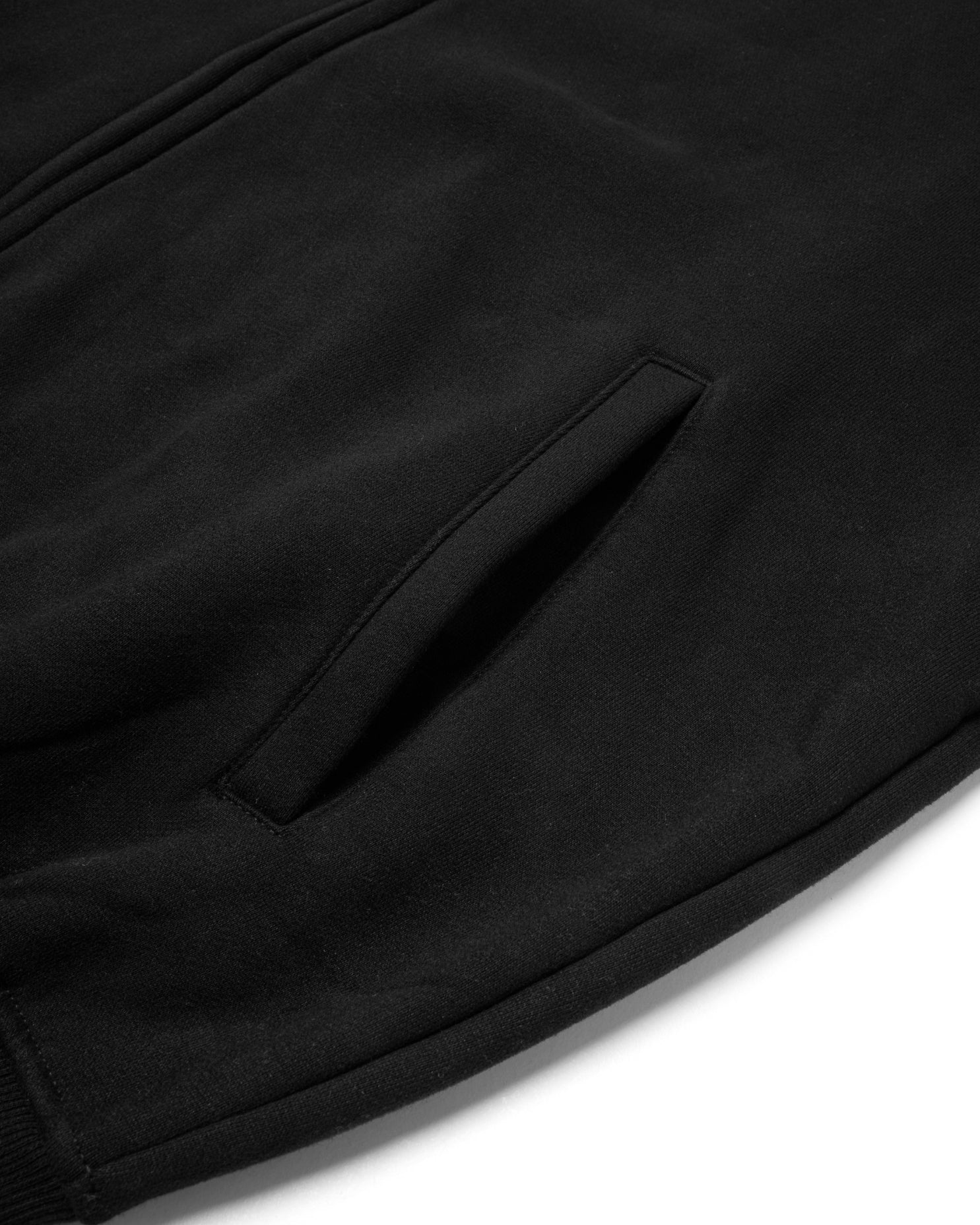 Zip Up Hoodie (Black) - Image 4