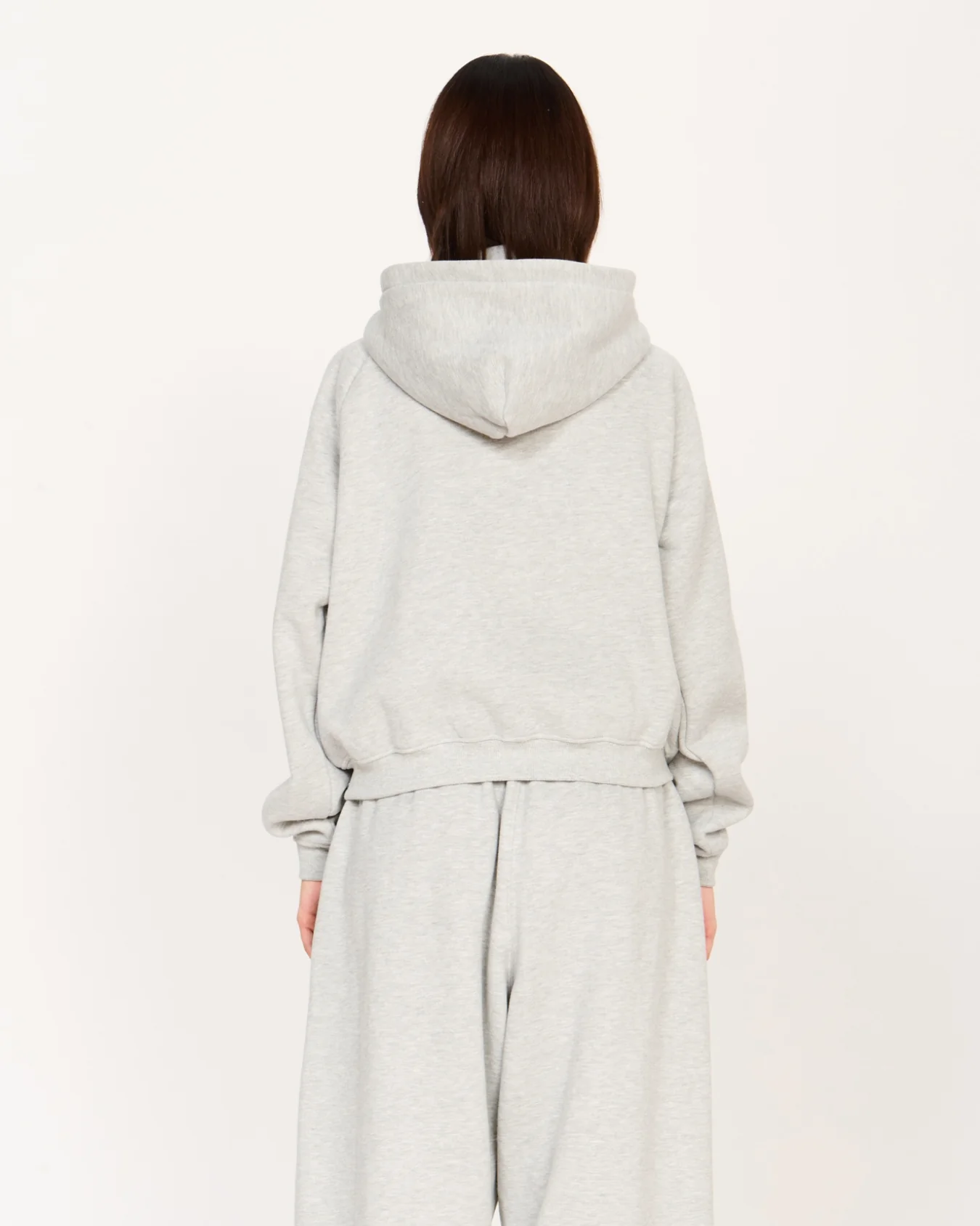 Zip Up Hoodie (Grey) - Image 9