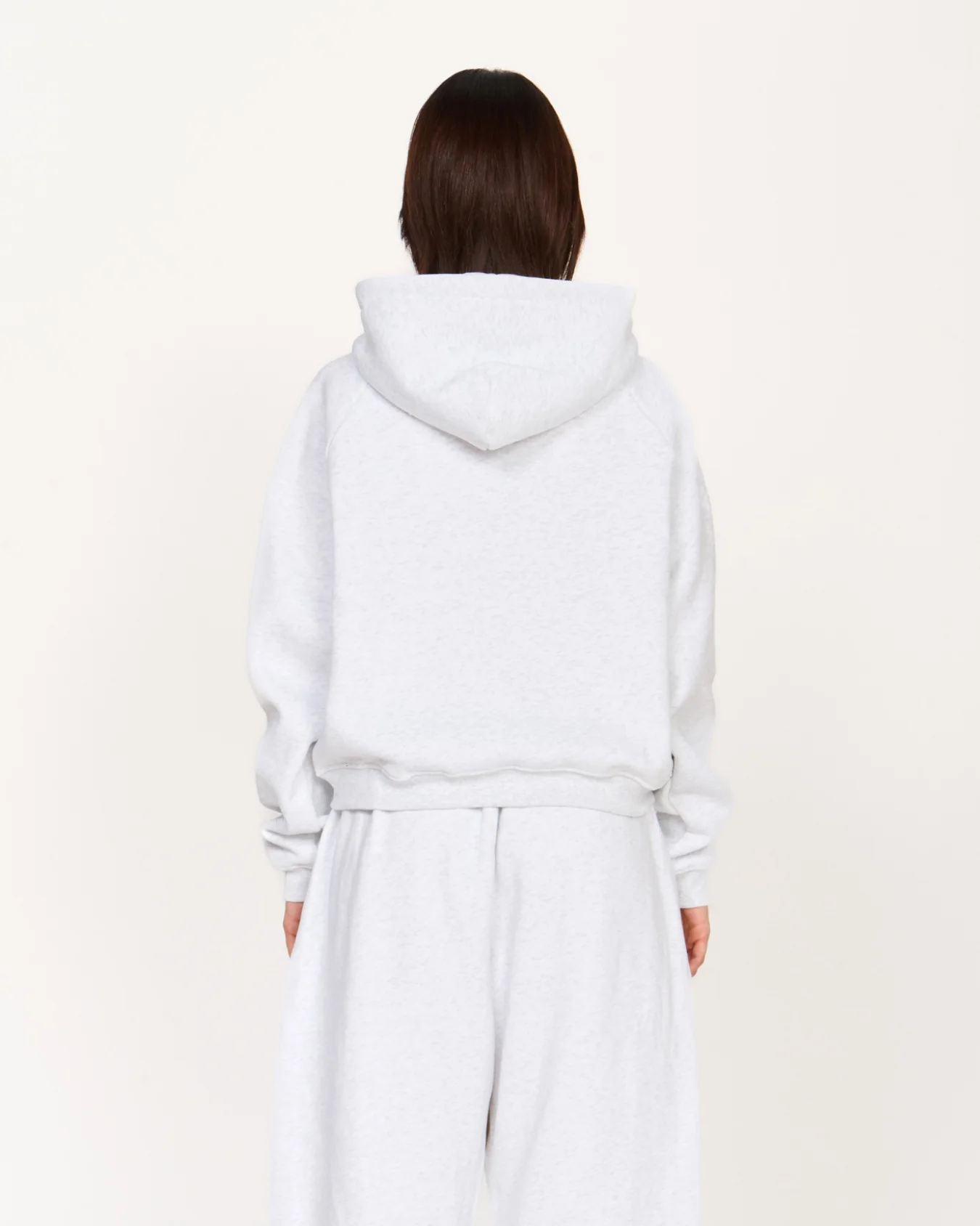 Zip Up Hoodie (Marle White) - Image 9